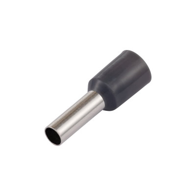 Наконечник-гильза Duwi Е4009, 4мм2, с изолированным фланцем, 25 шт./уп. 26676 1