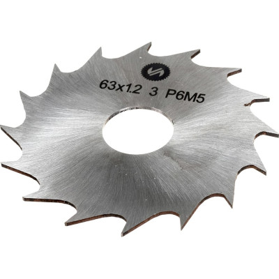 Фреза отрезная (63х1.2х16 мм; Р6М5; т3; Z=16; 2254-0502 ГОСТ 16230-81) ИНСТУЛС 00001416899
