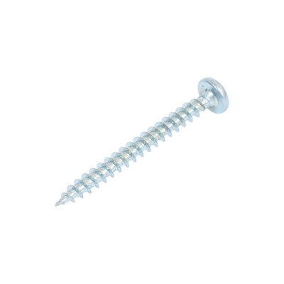 Универсальные саморезы Стройбат полукруглая головка 4,0x40 белый цинк 200 шт. 305080