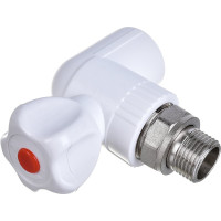 Шаровой угловой кран для радиатора СТМ PP-R DN ПЛАСТ 25х1/2" CPRL2512