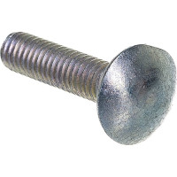 Мебельный болт с усом Element DIN 607 6x25 белый цинк 70 шт 244290
