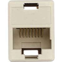 Проходной адаптер AOpen/Qust RJ-45, кат 5e 8P8C,2 розетки RJ-45, Aopen,10 шт в уп ACT251 ACT251-1/10