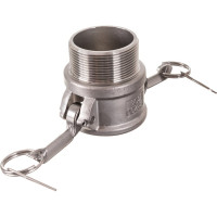 Камлок тип B (розетка; наружная резьба BSP; 50 мм-2"; нержавеющая сталь) TITAN LOCK TL200BSS