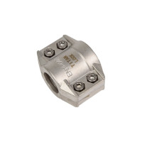 Усиленный 4-х болтовый хомут (нержавеющая сталь) TITAN LOCK TL25X6SS