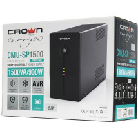 Источник бесперебойного питания CROWN CMU-SP1500EURO USB CM000003129