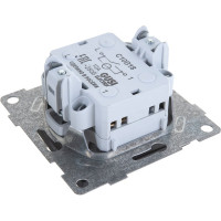 Механизм выключателя GUSI ELECTRIC Bravo 1 клавиша, СУ, 10А, 250В, графит С10В18-010