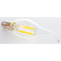 Светодиодная лампа General Lighting Systems Филамент прозрачный E14 7Вт 510Лм 4500К Нейтральный белый Свеча на ветру GLDEN-CWS-7-230-E14-4500 647200