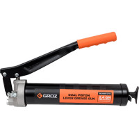 Шприц для смазки с двойным поршнем для большого объема с гибким шлангом GROZ GR42640