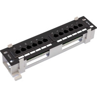 Патч-панель SUPRLAN, настенная 12хRJ-45, UTP, Cat.5e 10-0407