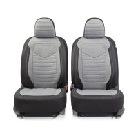 Авточехлы AUTOPROFI LINEN LIN-1505 BK/L.GY