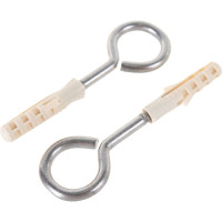 Петля-шуруп ЕВРОПАРТНЕР 30х14х4,8 нержав.сталь 2 шт. G2 0555 1