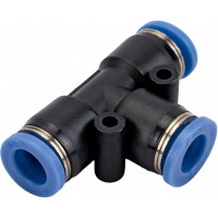 Тройник цанговый T-образный соединительный 8 мм SHPI PUT 08