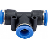 Тройник цанговый T-образный соединительный 10 мм SHPI PUT 10