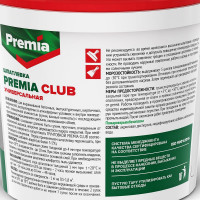 Универсальная шпатлевка Premia Club для наружных и внутренних работ, 3.5 кг О03935