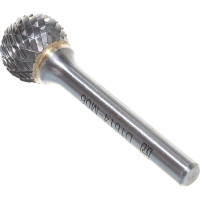 Борфреза твердосплавная сферическая с двойной насечкой (16х14 мм; хвостовик 6 мм) ПНЕВМО-ТРЕЙД D1614-M06