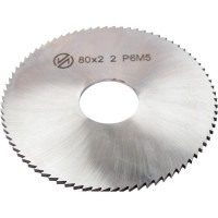 Фреза отрезная (80х2.0х22 мм; Р6М5; т1; Z=80; 6542 DIN 1837) ИНСТУЛС 00001477497