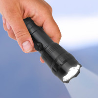 Светодиодный ручной фонарь ТРОФИ TM1W на батарейках 1x1W LED ударопрочный алюминий 2хАА, Б0023319