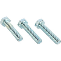Болт Стройбат DIN 933 М 8x35 белый цинк 3 шт 243751
