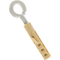 Петля-шуруп ЕВРОПАРТНЕР бел. L10 х d3 x O5 мм 4 шт. 13 6298 1