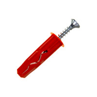 Шуруп ЕВРОПАРТНЕРZn 5,0х35 в компл. с дюбелем MULTI 10x40 8 шт. MP 407 17