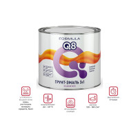 ПРЕСТИЖ ГРУНТ- ЭМАЛЬ ПО РЖАВЧИНЕ FORMULA Q8 СЕРАЯ 1,9 КГ 52038