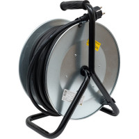Катушка IEK УК40, с т/з, 4 места, 2Р+PЕ/40м, КГ 3х2.5, 5мм2, IP44, "Professional" WKP17-16-04-40-44