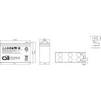 Аккумулятор для ИБП CSB UPS122406 F2 УТ-00000156