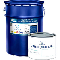 Антикоррозийная эмаль по металлу Мицар ЭП-1236 20 кг 0,4 кг, серый УТ000010785