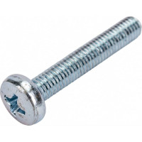 Винт Стройбат пкр. DIN 7985 М5x30 белый цинк 70 шт 106141