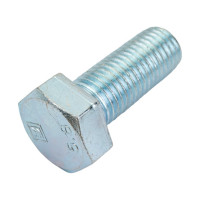 Болт крепежная техника с шестигранной головкой, полная резьба, DIN 933, 20х50 мм, 15 шт. 493578 БК