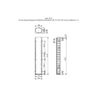 Лоток водоотводный Gidrolica Standart DN150, 1000х196х100 мм - пластиковый 815