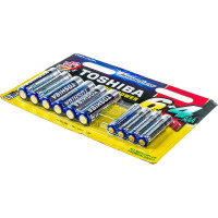 Алкалиновый элемент питания Toshiba 6*LR6 + 4*LR03 multipack 10/card 5450