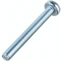 Винт Стройметиз М5х40 DIN 7985, полукруглая головка, цинк уп. 8 шт 3101491