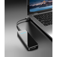 Мультифункциональный хаб Vention USB-C > HDMI v2.0/3xUSB 3.0 OTG/PD THPBB
