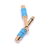 Переходник Vention jack 6.35 mm M/RCA F VDD-C03