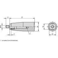Вращающаяся рукоятка KIPP K0170.310011