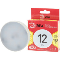 Светодиодная лампа ЭРА LED GX-12W-827-GX53 R, диод, таблетка, 12Вт, теплый свет, GX53 10/100/4200 Б0048012