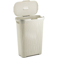 Корзина для белья CURVER RATTAN STYLE 40л кремовая 00709-885