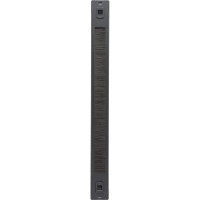 Панель LANMASTER 19 с щеточным вводом 1U, быстросъемная, черная LAN-DC-TLBRP-1U