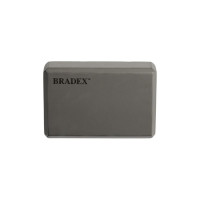 Блок для йоги BRADEX серый SF 0407