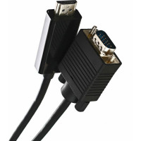 Кабель-переходник Telecom, HDMI M - VGA M 1,8м TA670-1.8M
