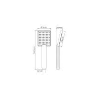 Лейка WasserKRAFT 1-функциональная A141