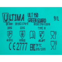 Нитриловые перчатки ULTIMA GREEN GUARD ULT150р.9/L
