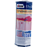 Пленка защитная 2.7х20 м с малярной лентой диспенсер UNIBOB 211787