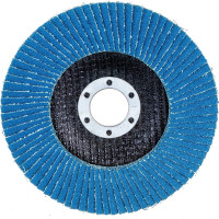 Круг лепестковый торцевой циркониевый плоский (125 мм; P80) FIT 39974