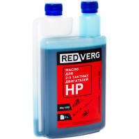 Масло полусинтетическое 2-х тактное с дозатором 1 л REDVERG 6617295