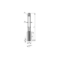 Набор метчиков из 2-х шт Bucovice Tools UNF 3/4 -16 115CrV3 116340