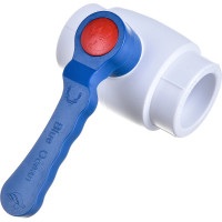 Кран шаровой Blue Ocean (шар - пластик ABS) рычаг полипропиленовый для ХВС - 40 PPRF/BV/PPR/CW(W)-40