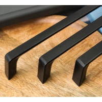 Ручка-скоба KERRON 160 мм, матовый чёрный S-2460-160 BL
