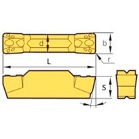 Пластина отрезная MGMN300-T по нерж. упак 10 шт HARDSTONE 4603312182226